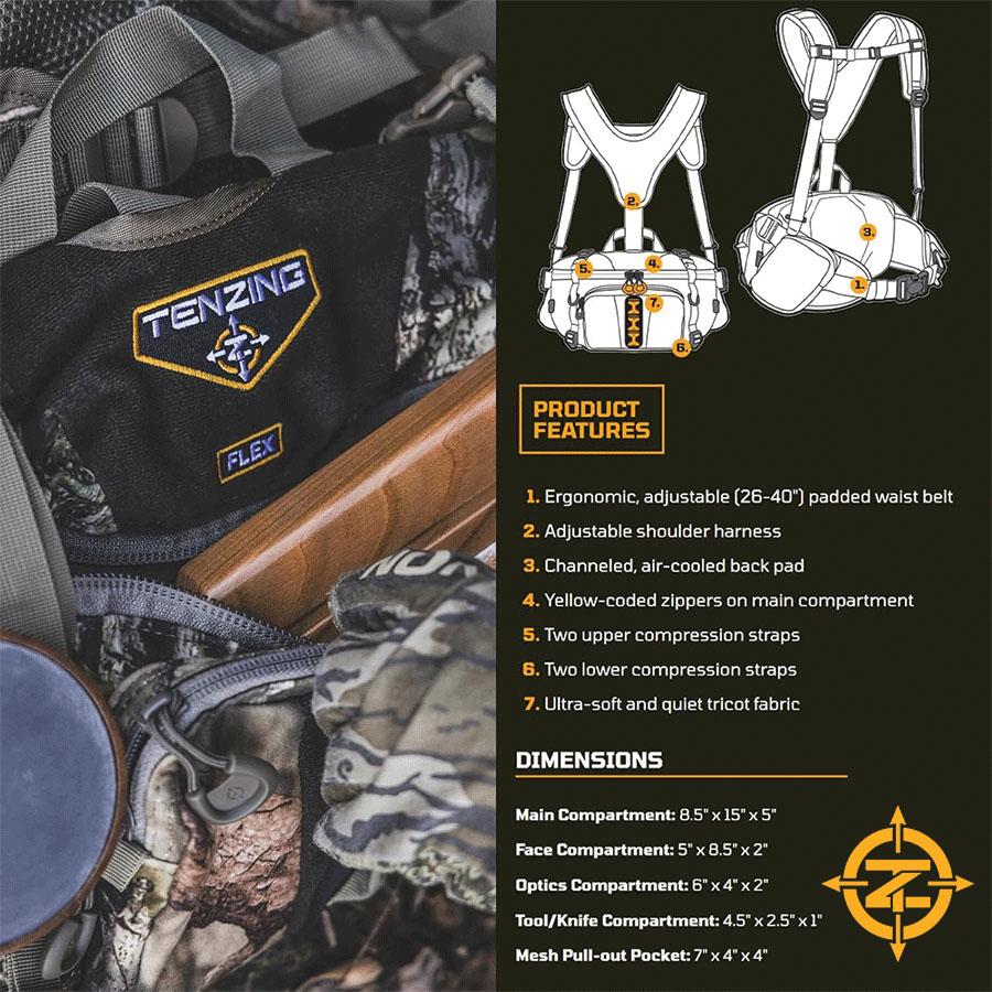 Tenzing Flex Lumbar Pack Mossy Oak Breakup Country Camo Picture of Gsm FLEX LUMBAR PACK - MOSSY OAK BREAKUP COUNTRY