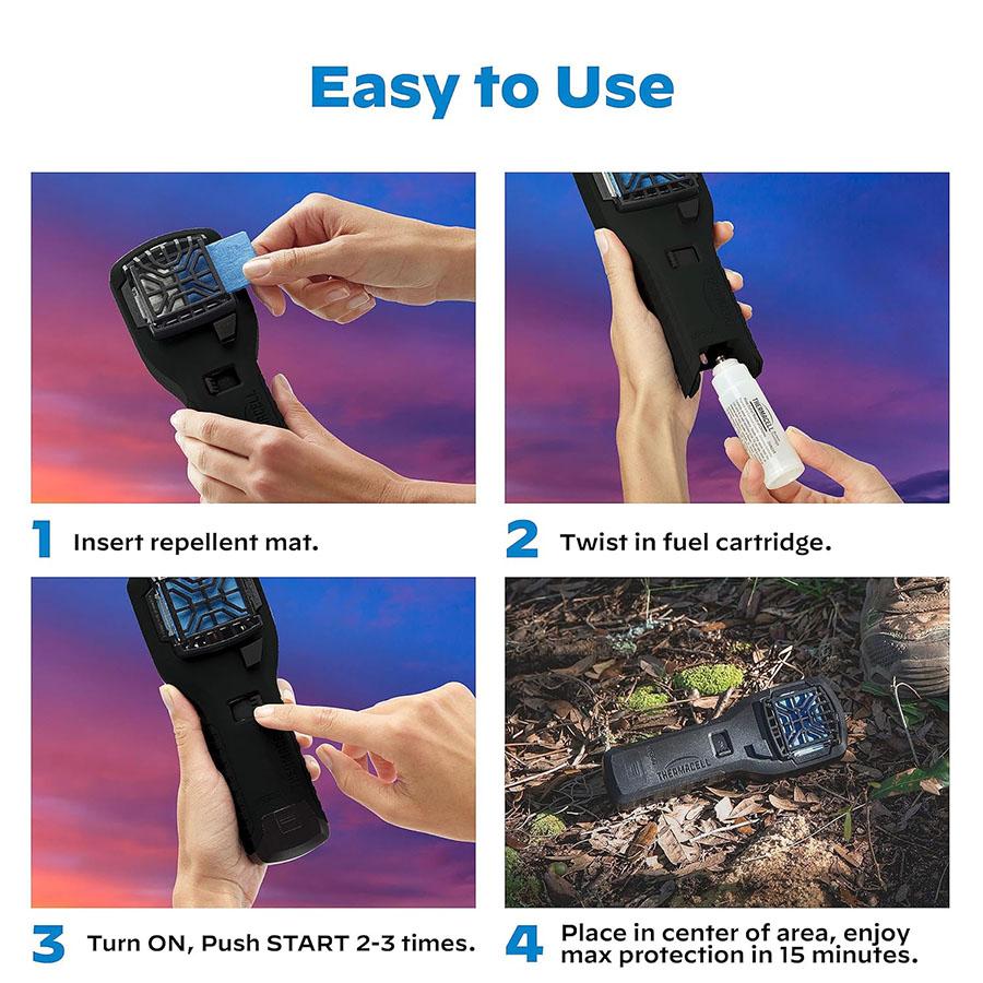 Thermacell MR300 Portable Mosquito Repeller Hunt Pack with Holster Picture of Thermacell Repellents Inc. Thermacell MR300 Portable Mosquito Repeller - Hunt Pack w/Holster