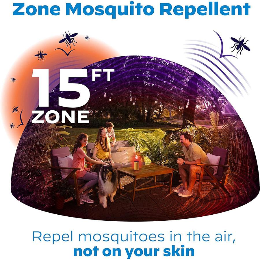 Thermacell Patio Shield Mosquito Repeller Citrus Picture of Thermacell Repellents Inc. Thermacell Patio Shield Mosquito Repeller - Citrus