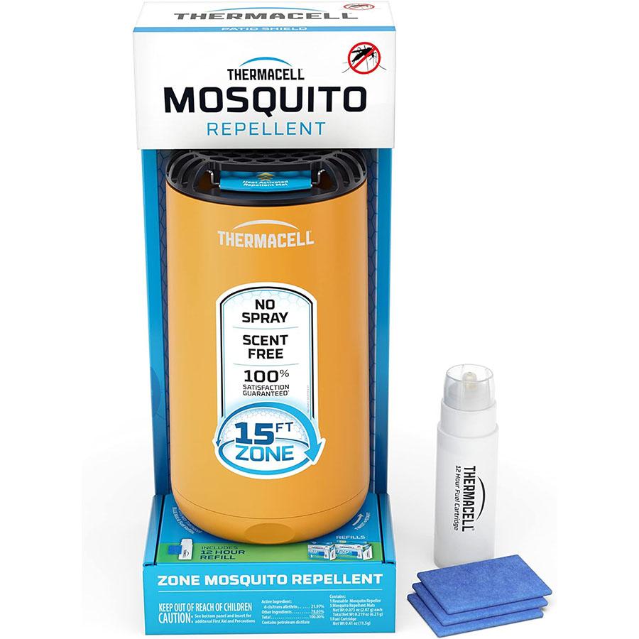 Thermacell Patio Shield Mosquito Repeller Citrus Picture of Thermacell Repellents Inc. Thermacell Patio Shield Mosquito Repeller - Citrus