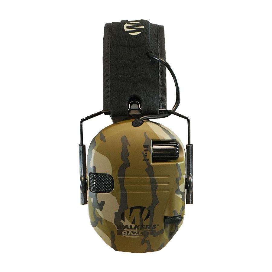 Walker's Razor Slim Electronic Ear Muff 23dB Mossy Oak Bottomland Picture of Walkers Game Ear WALKERS RAZOR / MOSSY OAK BOTTOMLANDS