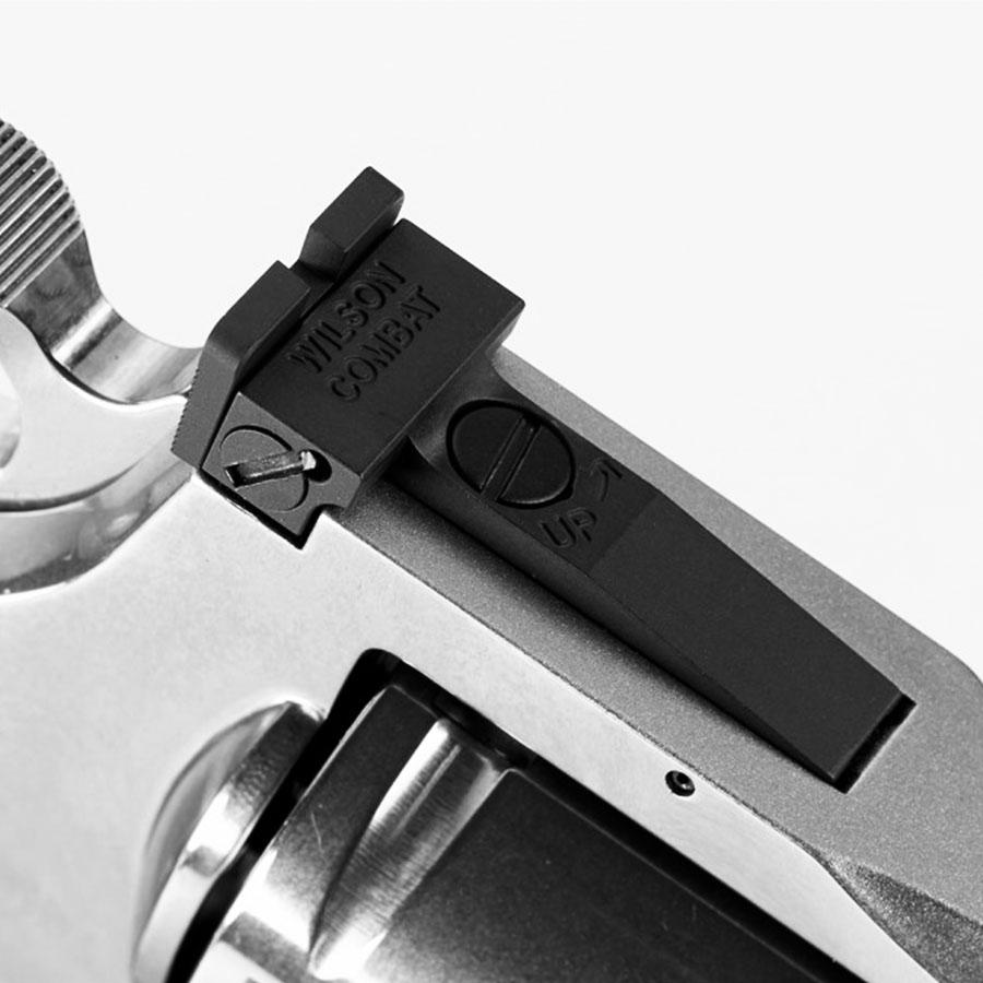 Wilson Combat Rear Sight for Colt 2020 Python/Anaconda Adjustable Serrated Blade Black Picture of Wilson Combat Colt Python/Anaconda Rear BattleAdjust Serrated Blade Blk