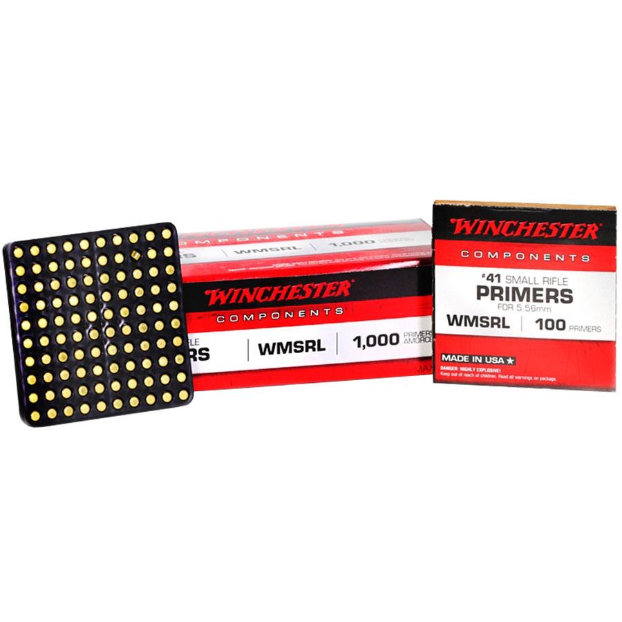 Winchester #41 WMSRL Primers for 5.56 | AR-15 Primers 1000/ct Picture of Winchester Ammunition Winchester #41 MSR Primer 1000/CT
