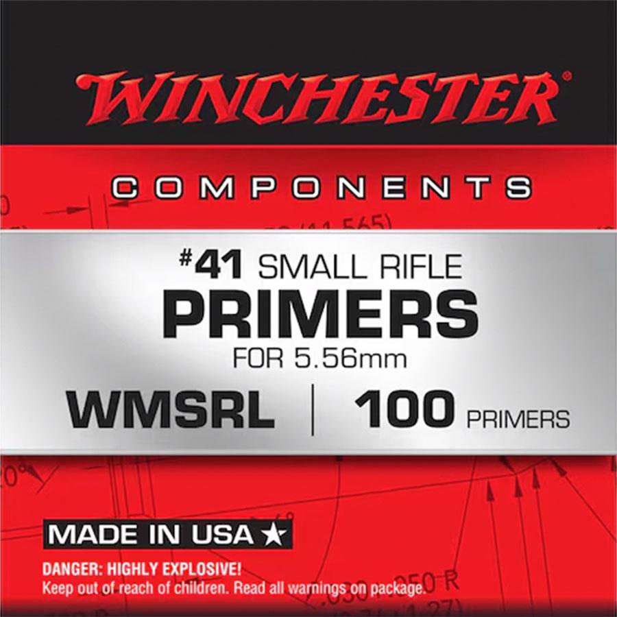 Winchester #41 WMSRL Primers for 5.56 | AR-15 Primers 1000/ct Picture of Winchester Ammunition Winchester #41 MSR Primer 1000/CT