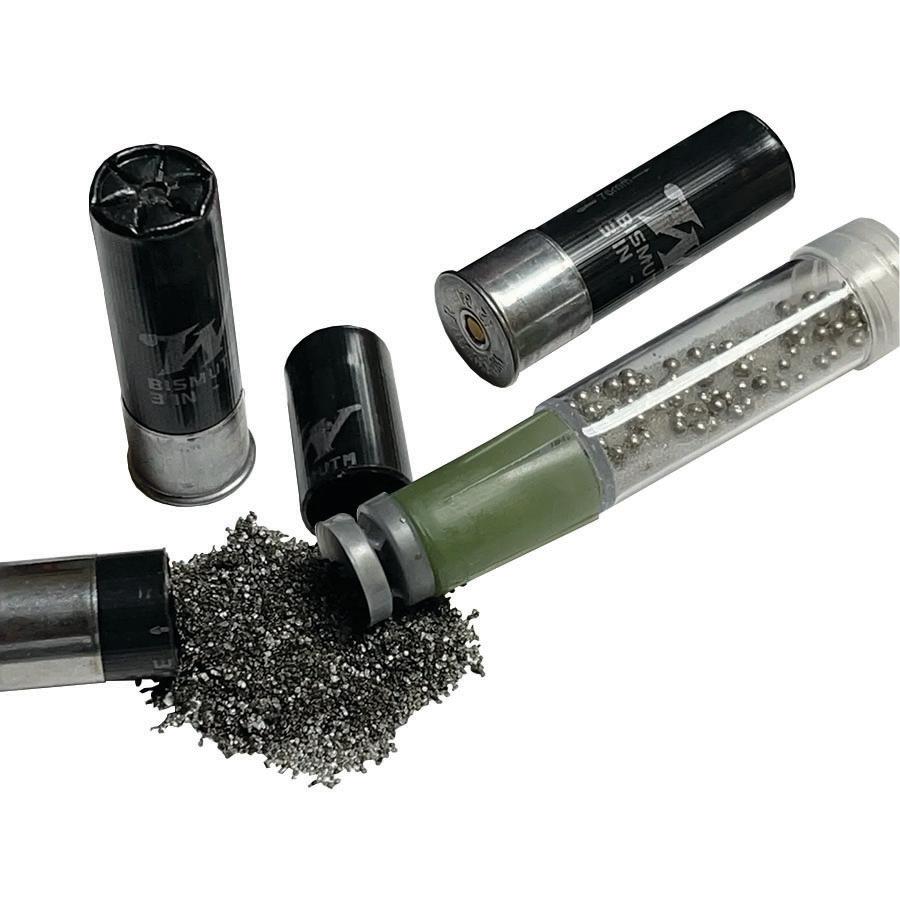 Winchester Bismuth Shotgun Ammunition 12 ga 3 #4 1-3/8 oz 1450 fps 25/ct Picture of Winchester Ammunition 12 GA 3 #4 BISMUTH 1-3/8 OZ 25 Rounds