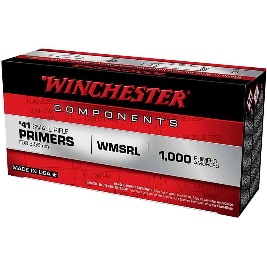 Winchester #41 WMSRL Primers for 5.56 | AR-15 Primers 1000/ct Picture of Winchester Ammunition Winchester #41 MSR Primer 1000/CT