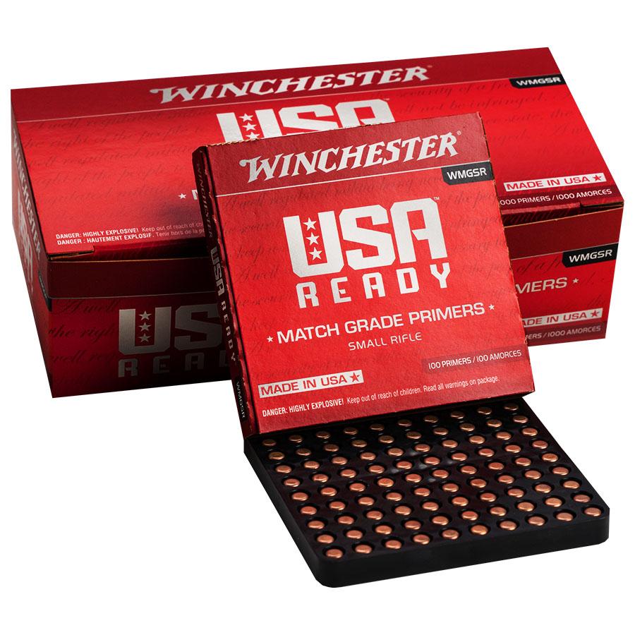 Winchester Primers Small Rifle Match 1000/ct Picture of Winchester Ammunition WINCHESTER PRIMERS Small Rifle Match1000/CT