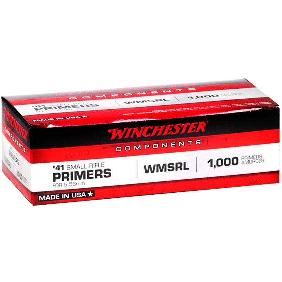 Winchester #41 WMSRL Primers for 5.56 | AR-15 Primers 1000/ct Picture of Winchester Ammunition Winchester #41 MSR Primer 1000/CT
