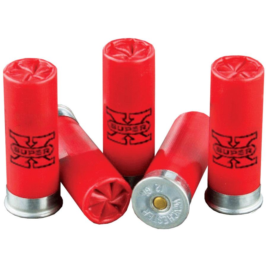 Winchester Super-X High-Brass Shotshells 12 ga 2-3/4" 1-1/4 oz 1330 fps #4 25/ct Picture of Winchester Ammunition WIN. 12GA SX 11/4 4