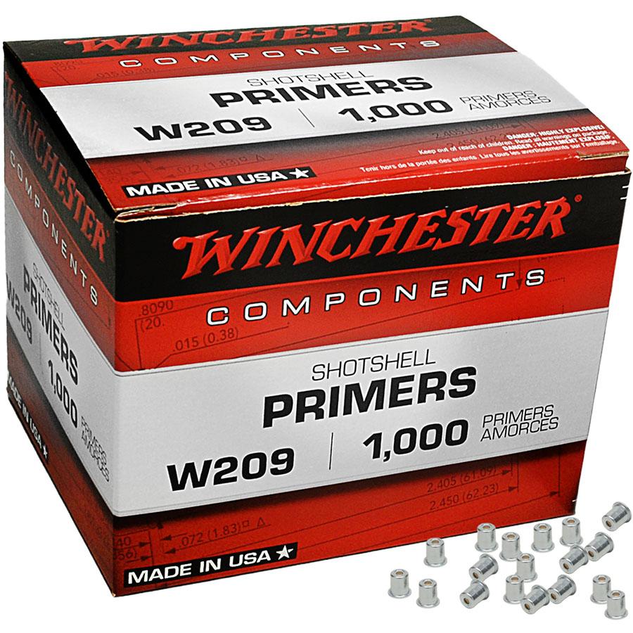 Winchester #209 Shotgun Primers