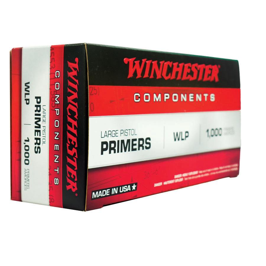 Winchester Large Pistol Primers Picture of Winchester Ammunition WINCHESTER PRIMERS LARGE PISTOL 1000/CT