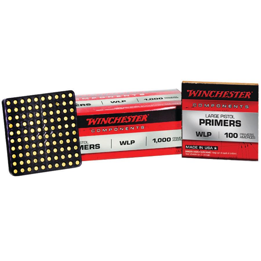 Winchester Large Pistol Primers Picture of Winchester Ammunition WINCHESTER PRIMERS LARGE PISTOL 1000/CT