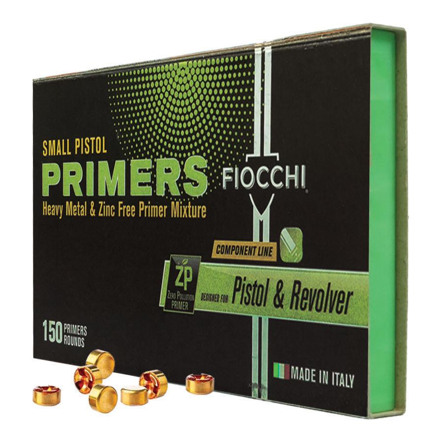 Fiocchi Zero Pollution Small Pistol Primers 1500/ct Picture of Fiocchi Ammunition Fiocchi Zero Pollution Small Pistol Primers 1500 per Box