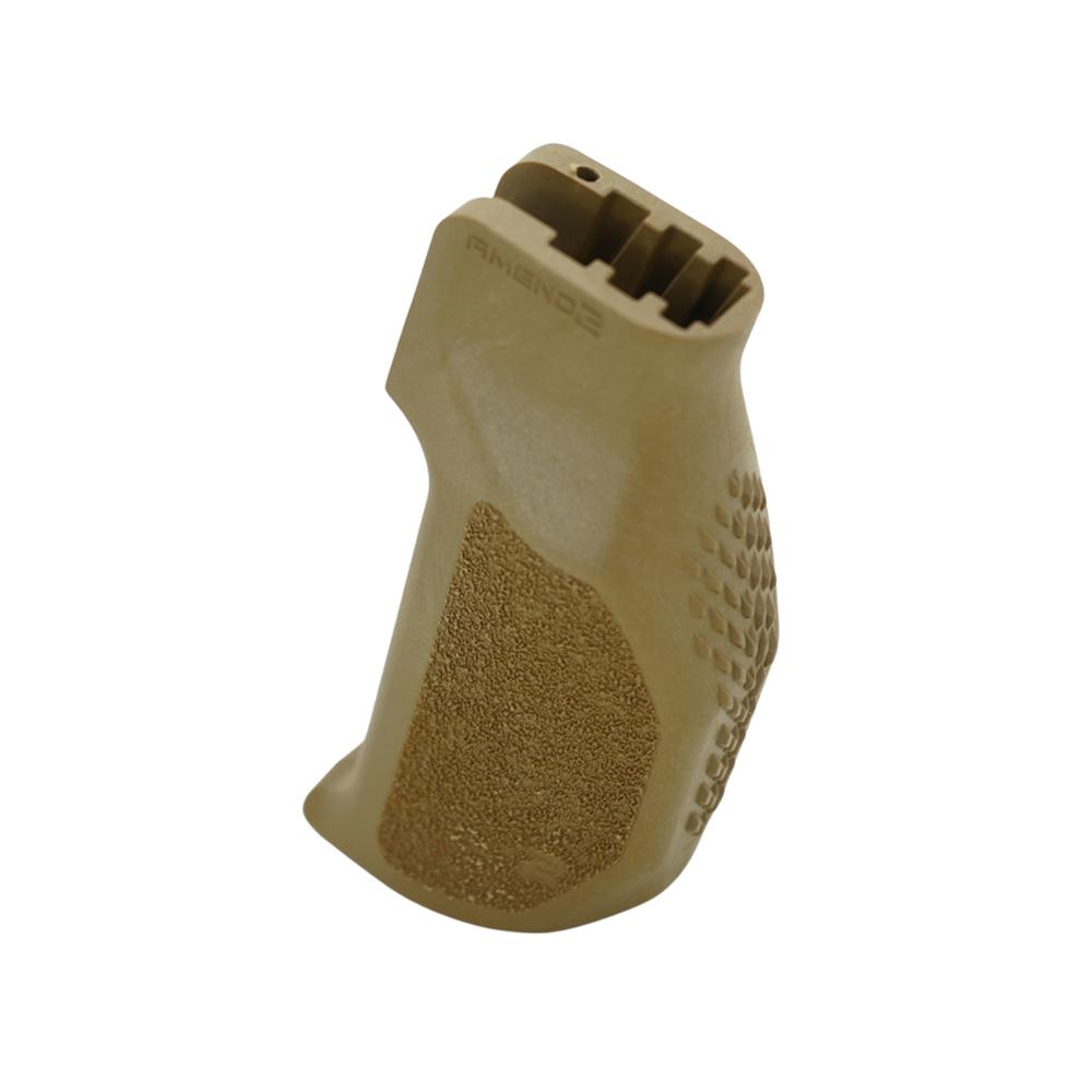Amend2 Priapus Rifle Grip Coyote Brown - NO Grip Screw Picture of C&E Innovations DBA Amend2 Amend2 Priapus Pistol Grip Cyt Brn (No Beavertail No Grip Screw Included)