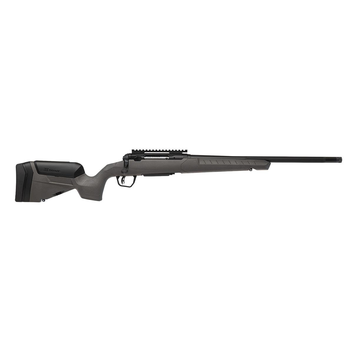 Savage 110 Trail Blazer Rifle 7mm PRC 2rd Capacity 22" Threaded Fluted Barrel Flat Dark Gray Stock