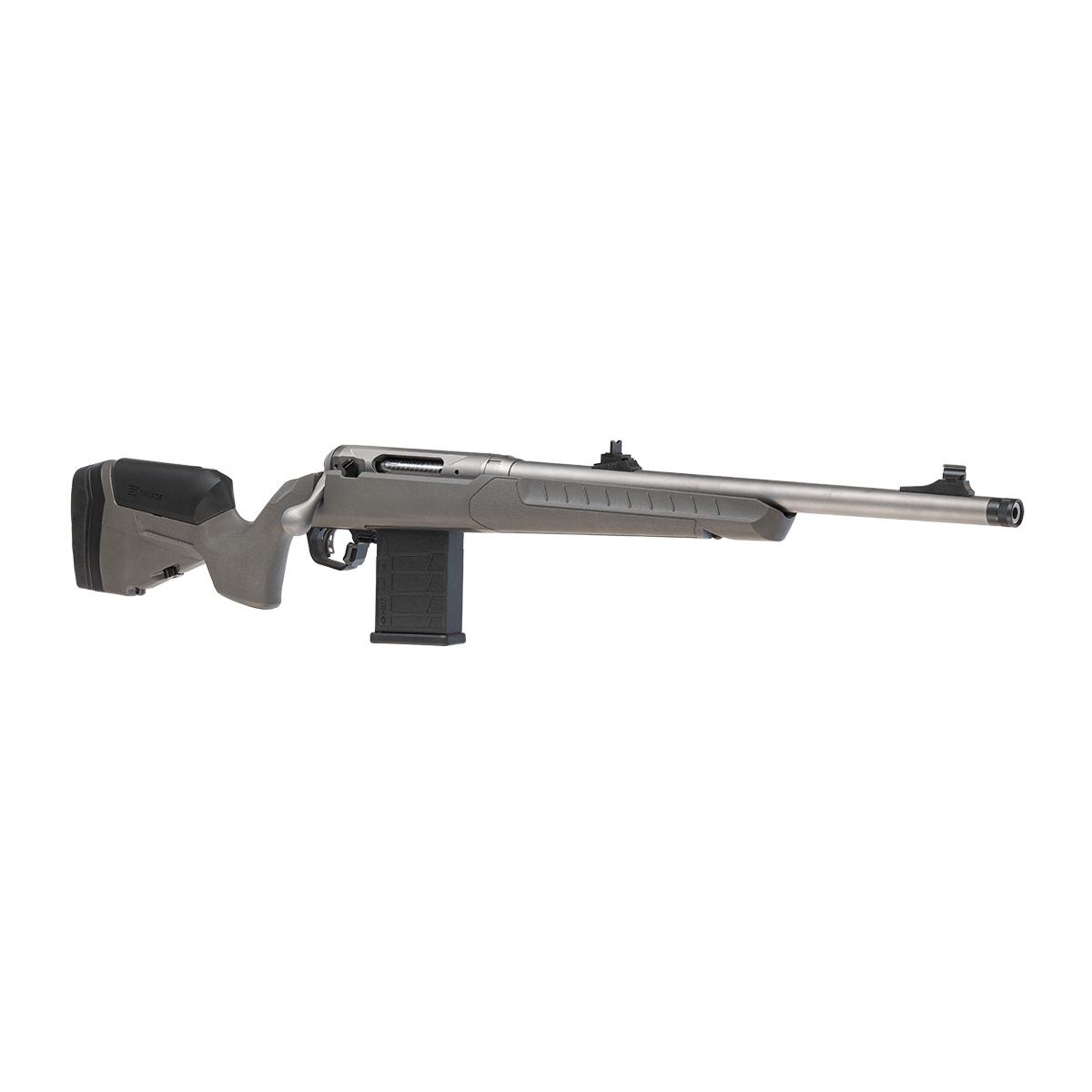 Savage 110 Ridge Hunter Rifle 375 Ruger 5rd Capacity 18" Threaded Barrel Flat Dark Gray Stock Picture of Savage Arms SAVAGE 110 RIDGE HUNTER 375 RUGER 18in Brl