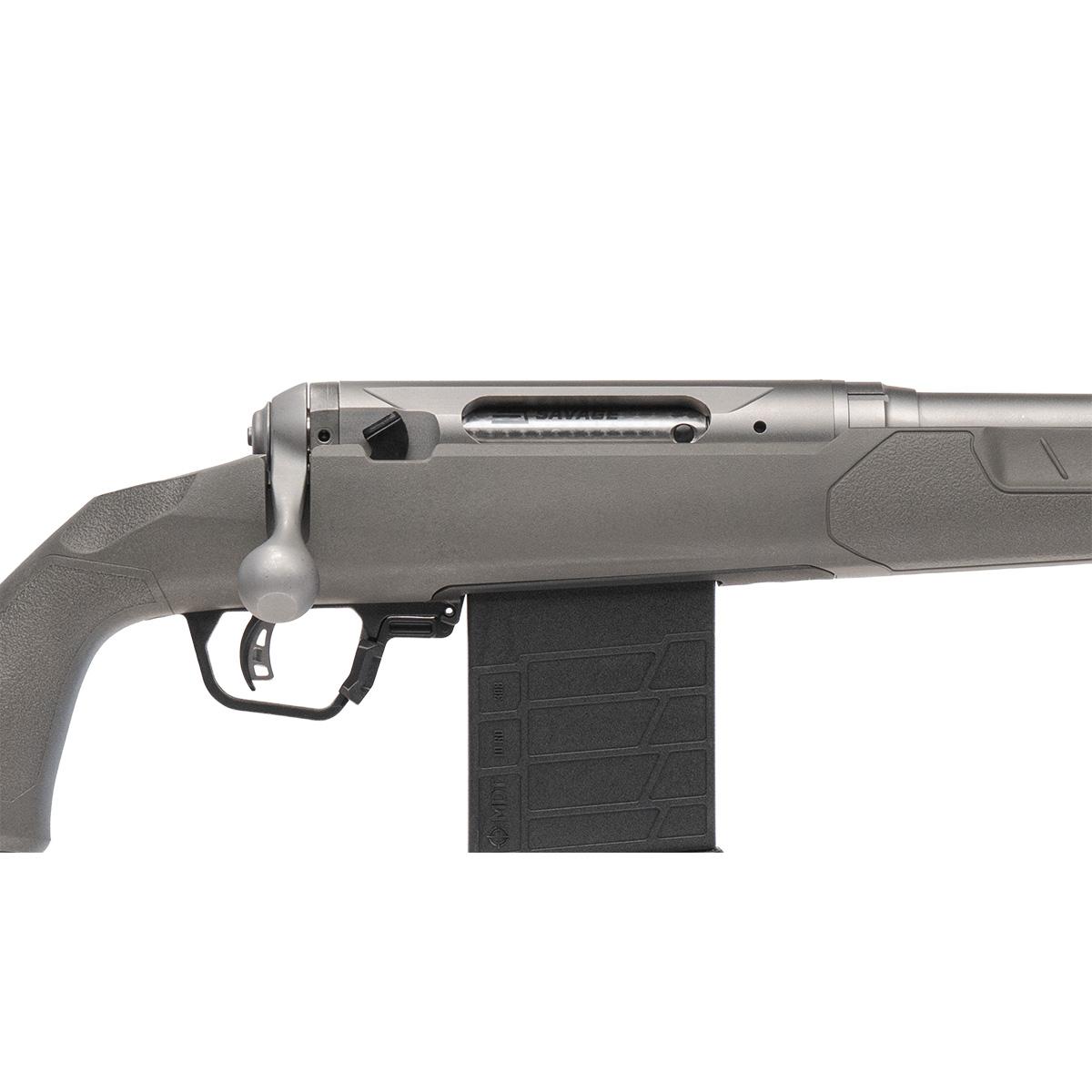Savage 110 Ridge Hunter Rifle 400 Legend 10rd Capacity 20" Threaded Barrel Flat Dark Gray Stock Picture of Savage Arms SAVAGE 110 RIDGE HUNTER 400 LEGEND 20in Brl