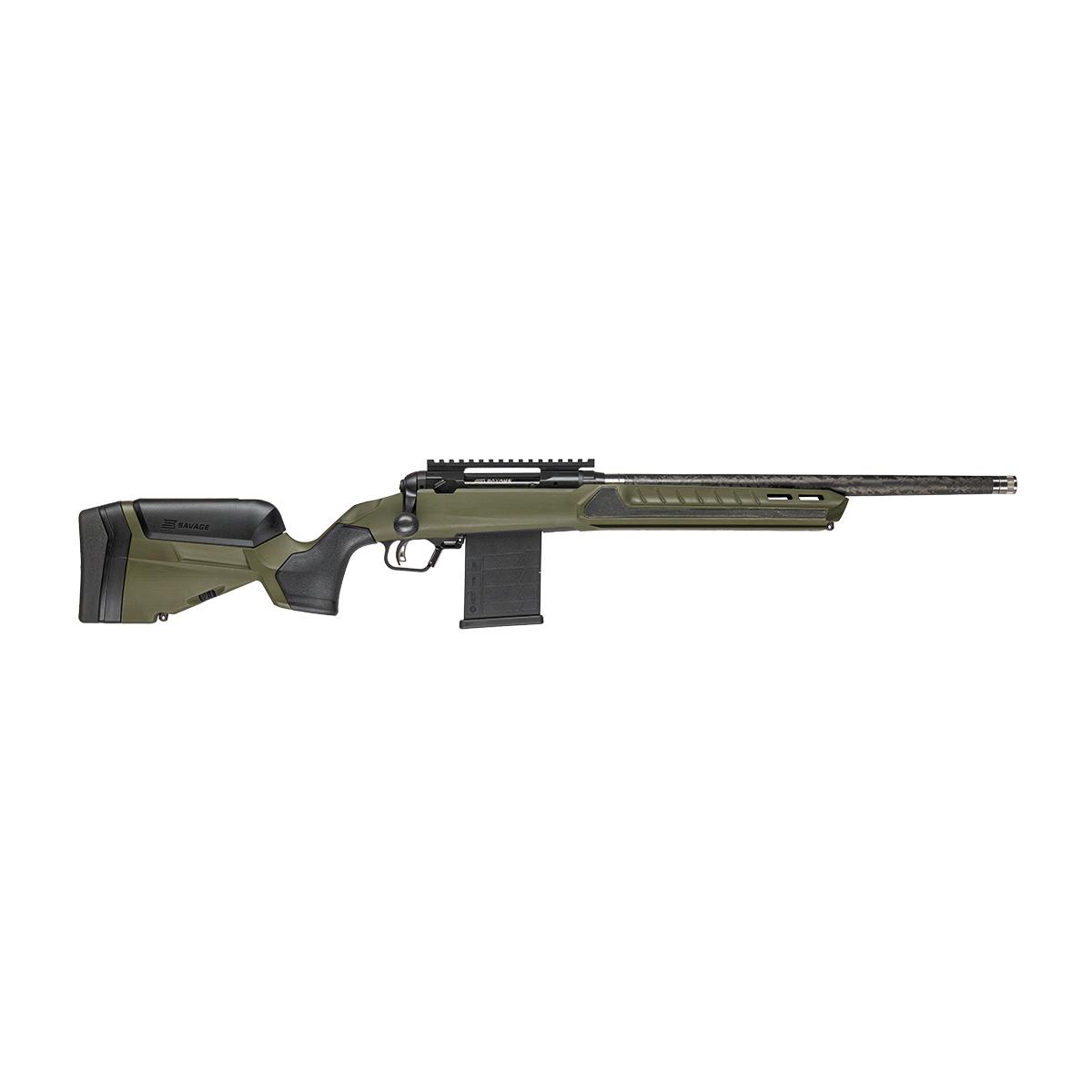 Savage 110 Ultralite Predator Rifle 22-250 Rem 10rd Magazine 22" Threaded Barrel Hunter Green Synthetic Stock