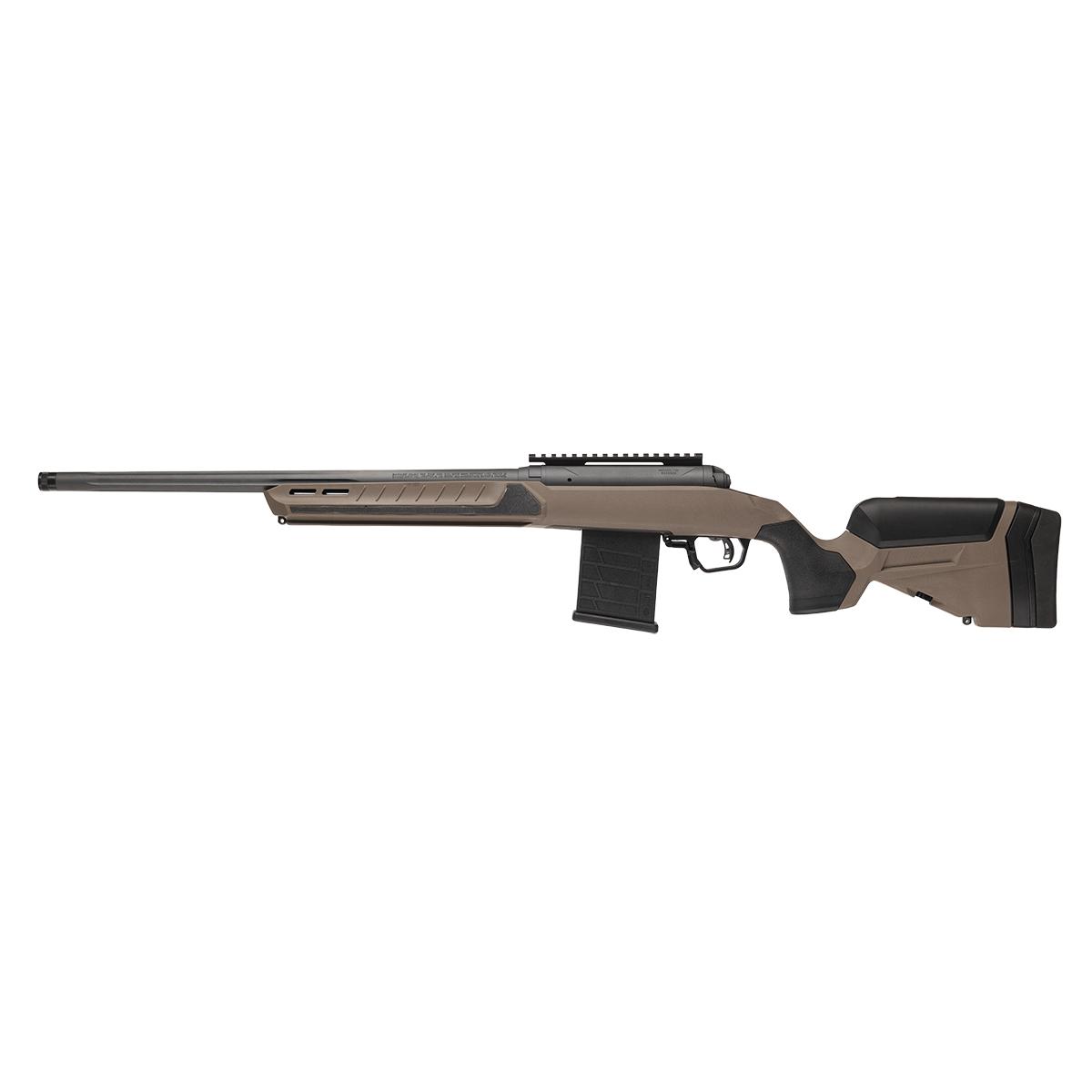 Savage 110 Core Tactical Rifle 6mm ARC 10rd Magazine 18" Threaded Fluted Barrels Coyote Tan Synthetic Stock Picture of Savage Arms SAVAGE 110 CORE TACTICAL 6MM ARC 18in Brl