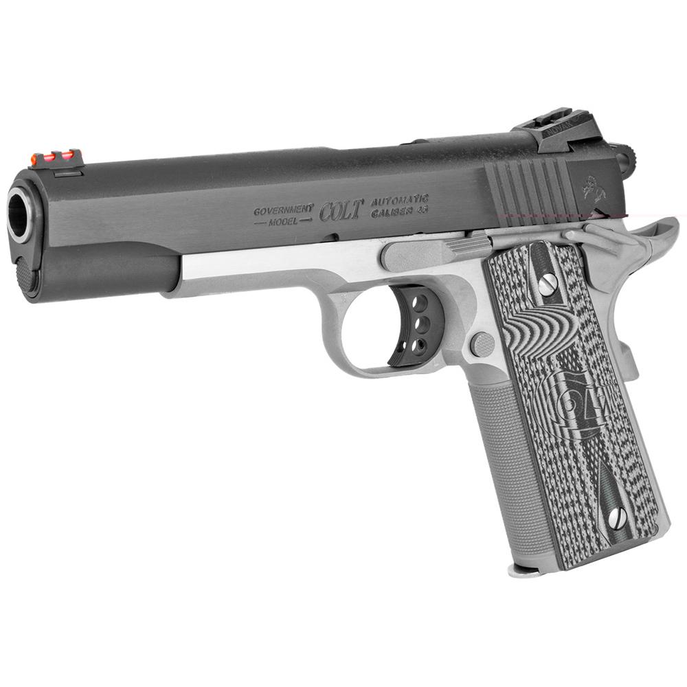 Colt Competition 1911 Handgun .45 ACP 8rd Magazine 5" Barrel Two-Tone Stainless Black Picture of Colt Manufacturing Colt Competition 1911 45ACP 5in 2-tone 8Rd Cap