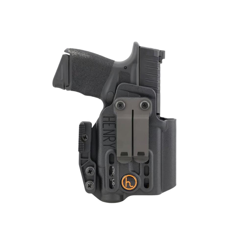 Henry Holsters Ember AIWB/IWB Holster for Springfield Hellcat TLR-7 SUB Black Ambi Picture of Henry Holsters Henry Holsters Ember Springfield Hellcat TLR-7 SUB w/ DCC Monoblock Holster