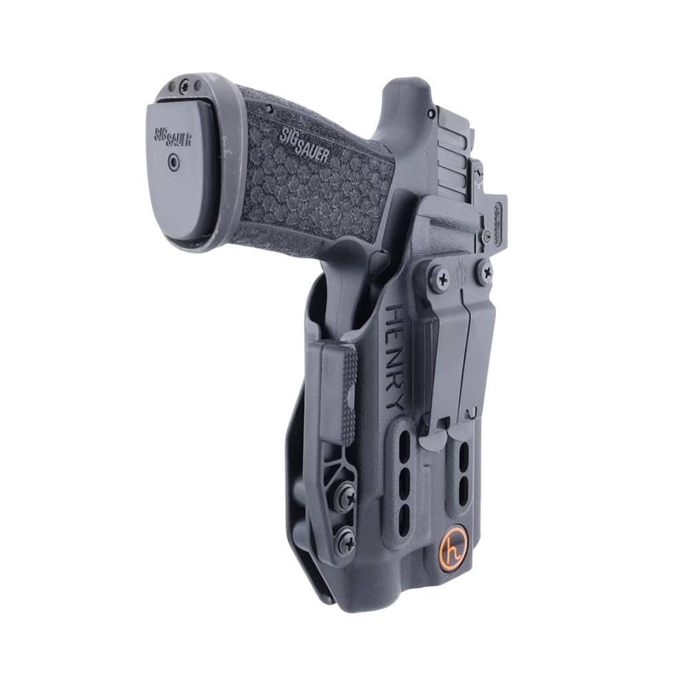 Henry Holsters Ember AIWB/IWB Holster for Sig P365 Fuse TLR-7 HLX Black Ambi Picture of Henry Holsters Henry Holsters Ember Sig P365 Fuse w/ TLR-7 HLX w/ DCC Monoblock Holster