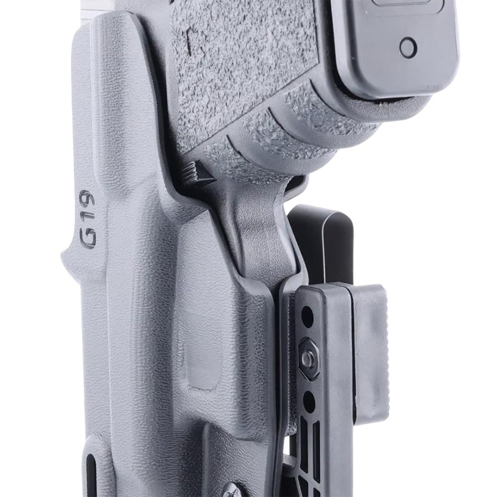 Henry Holsters Cipher AIWB/IWB Holster for Glock 19/19x/45 Black Ambi Picture of Henry Holsters Henry Holsters Cipher Glock 19/19x/45 w/ DCC Mod4s Holster