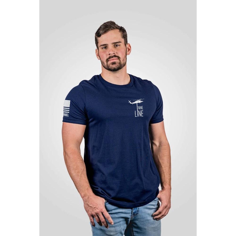 Nine Line 5 Things Short Sleeve Shirt Midnight Navy 2XL Picture of Nine Line Apparel Nine Line 5 Things Midnight Navy T-Shirt/ 2XLarge