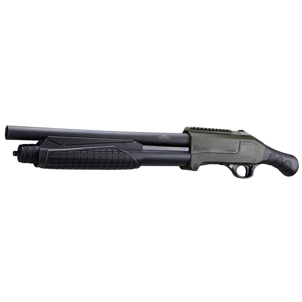 Rock Island Armory Pak Out Short Shotgun 12 ga 3" Chamber 4rd Magazine 14.25" Barrel OD Green Black Picture of Rock Island - USA RI USA Pak Out Short 12ga 14.25in 5rd Blk