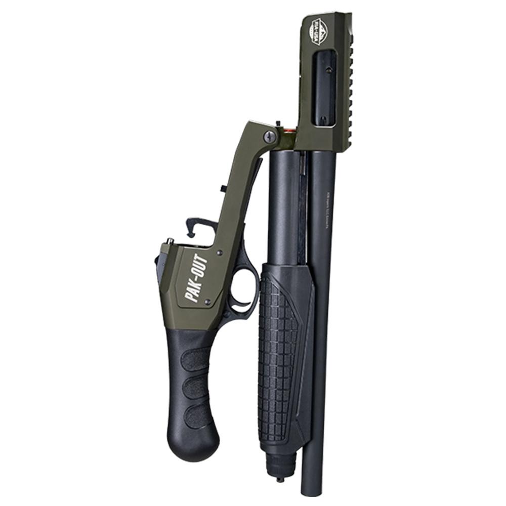 Rock Island Armory Pak Out Short Shotgun 12 ga 3" Chamber 4rd Magazine 14.25" Barrel OD Green Black Picture of Rock Island - USA RI USA Pak Out Short 12ga 14.25in 5rd Blk