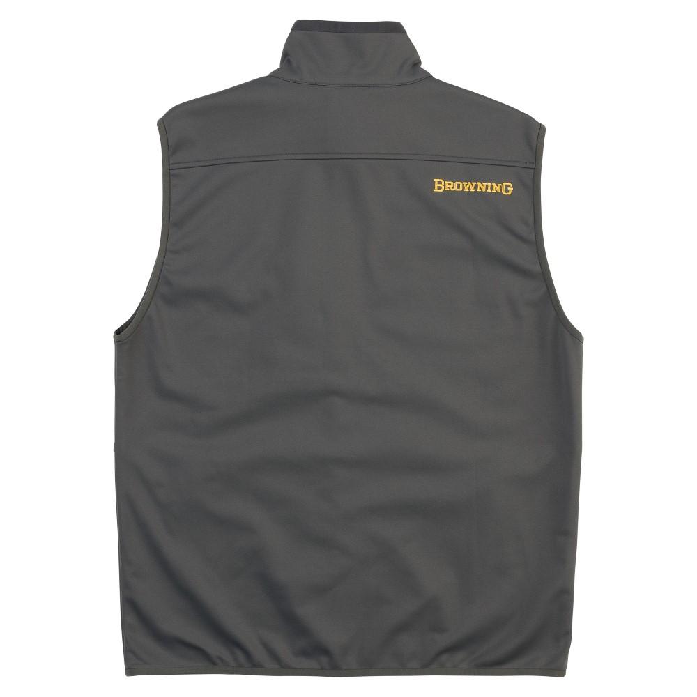 Browning Soft Shell Vest Carbon L Picture of Browning Clothing VST SOFTSHELL CARBON L