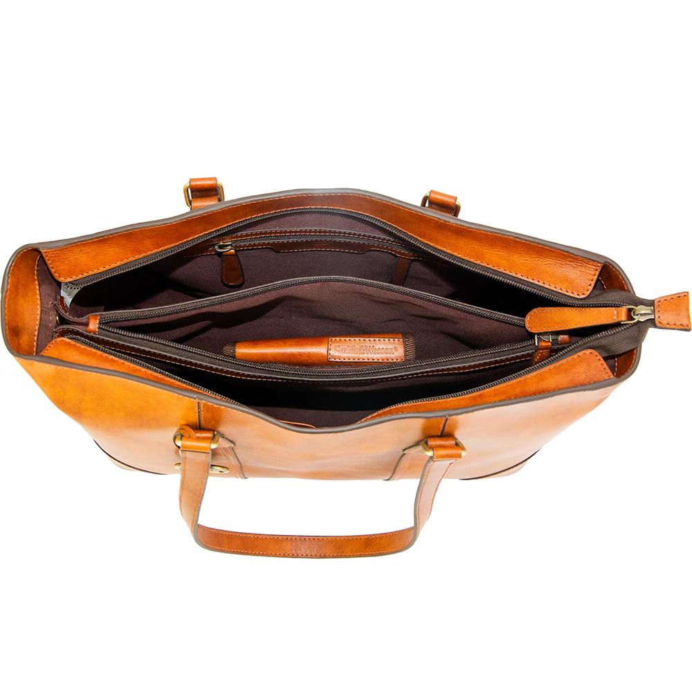 Smith & Wesson Travel Tote Concealed Carry Purse Tan Picture of Rugged Rare S&W - Travel Tote-Tan