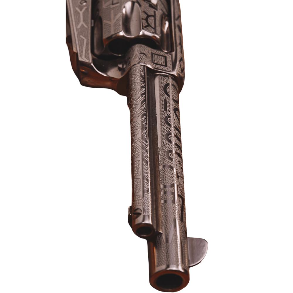 Taylor & Co 1873 Cattle Brand Engraved Handgun .357 Mag 6rd Capacity 5.5" Barrel Stag Grip Picture of Taylor's & Company Firearms Taylor 1873 CATTLE BRAND - STAG GRIP 5.5'' .357MAG