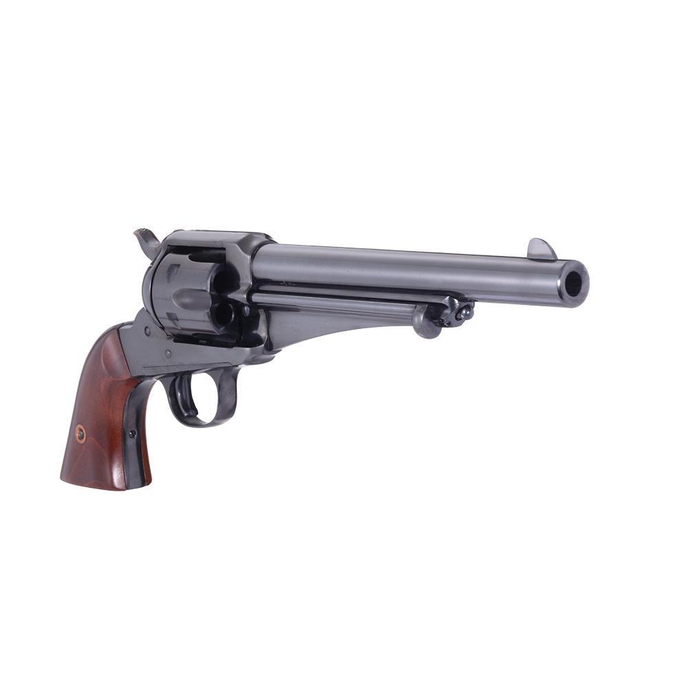 Taylor & Co 1875 Outlaw Handgun 9mm Luger 6rd Capacity 7.5" Barrel Walnut Grips Picture of Taylor's & Company Firearms Taylor 1875 ARMY OUTLAW 7.5'' 9MM ALL BLUED