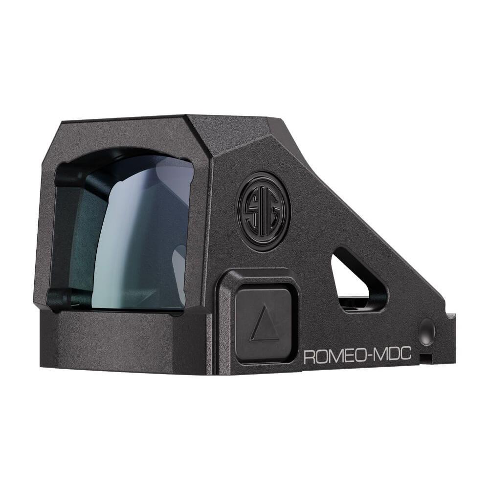 Sig Sauer Romeo-MDC Red Dot Sight 6 MOA Dot Black Picture of Sig Sauer ROMEO-MDC REFLEX SIGHT OPEN COMPACT FOOTPRINT 6 MOA RED DOT BLACK