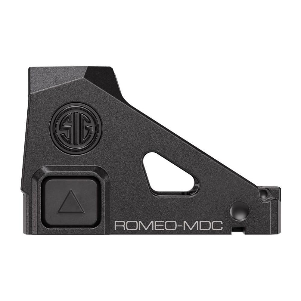 Sig Sauer Romeo-MDC Red Dot Sight 6 MOA Dot Black Picture of Sig Sauer ROMEO-MDC REFLEX SIGHT OPEN COMPACT FOOTPRINT 6 MOA RED DOT BLACK