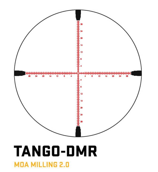 Sig Sauer TANGO-DMR Rifle Scope 2-12x42 34mm FFP MOA MILLING 2.0 IR SF 0.25 MOA Picture of Sig Sauer Sig TANGO-DMR SCOPE 2-12X42MM 34MM FFP MOA MILLING 2.0 IR SF 0.25 MOA