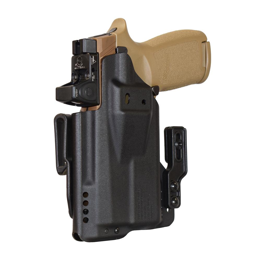 Mission First Tactical Pro Series IWB Light Holster for Sig P320 X Carry/M18 with TLR7 Black Ambi Picture of Mission First Tactical MFT Sig P320 X Carry TLR7 A X HL-X USB IWB Light Holster