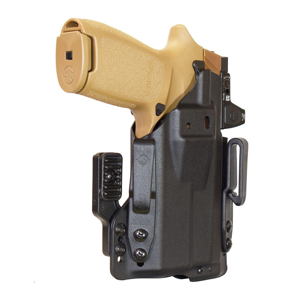 Mission First Tactical Pro Series IWB Light Holster for Sig P320 X Carry/M18 with TLR7 Black Ambi Picture of Mission First Tactical MFT Sig P320 X Carry TLR7 A X HL-X USB IWB Light Holster