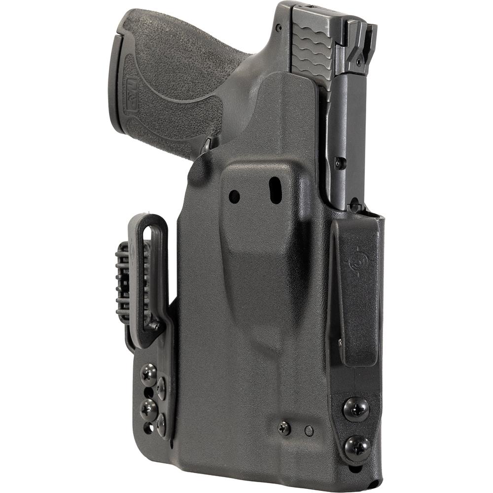 Mission First Tactical Pro Series IWB Light Holster for S&W Shield 1.0/2.0/Plus TLR-6/TLR-6 HL/TLR-6 HL G Black Ambi Picture of Mission First Tactical MFT Smith & Wesson Shield 1.0/2.0/PLUS TLR6 IWB Light Holster