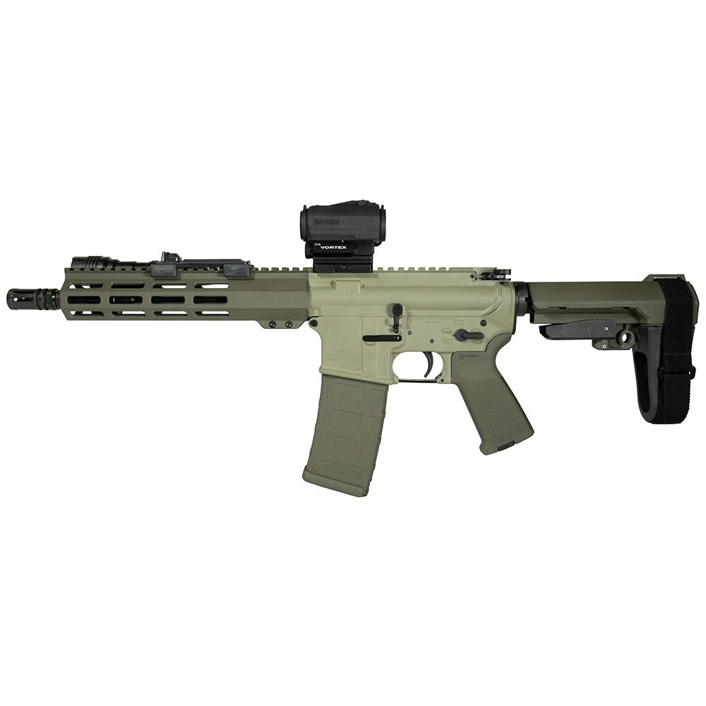 Shark Coast Grassy Knoll AR Pistol Bundle 5.56mm 30rd Magazine 10.5'' Threaded Barrel Vortex Sparc Red Dot Streamlight ProTac SBA3 Brace Picture of Shark Coast Tactical Shark Coast Grassy Knoll Bundle 5.56 10.5'' Brl Vortex Red Dot Streamlight