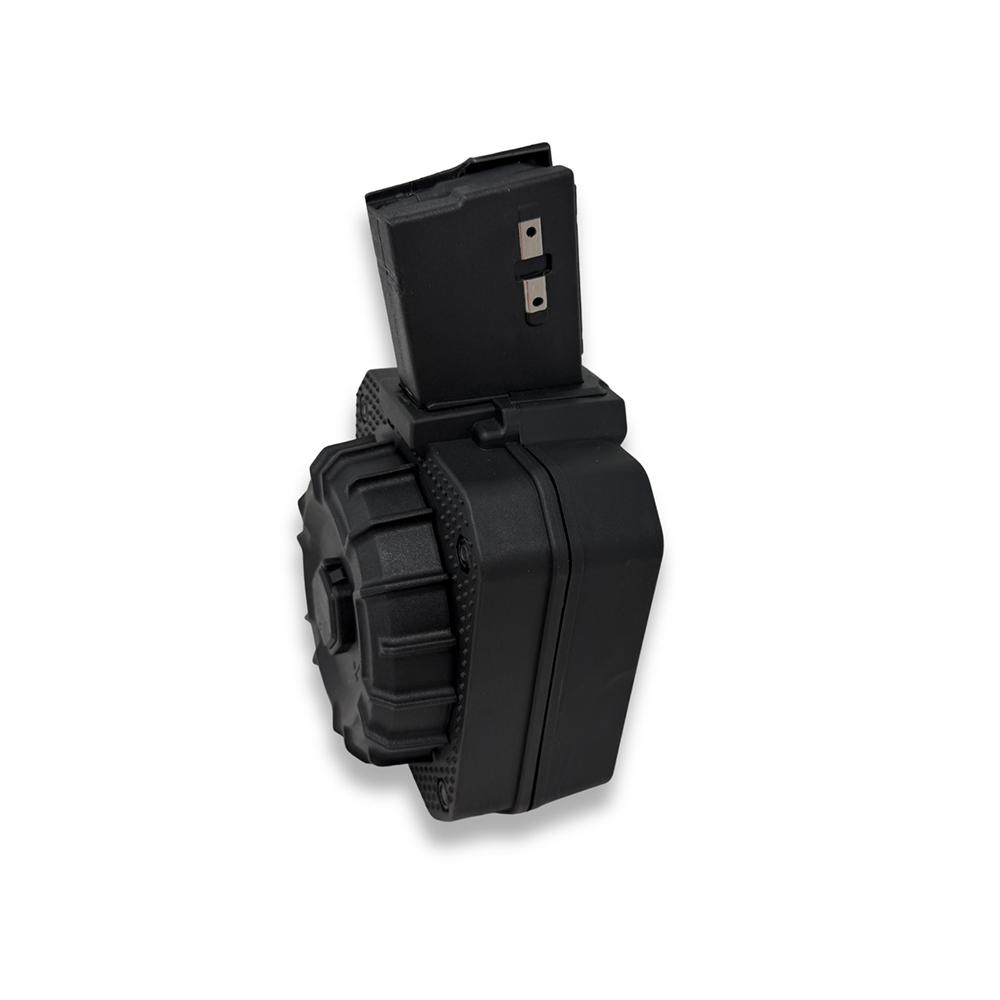 ProMag AR-15 Drum Rifle Magazine 5.56mm/.223 100/rd Picture of Promag Mfg. Inc. PROMAG AR-15 .223/5.56MM 100RD MAG DRUM BLACK POLYMER