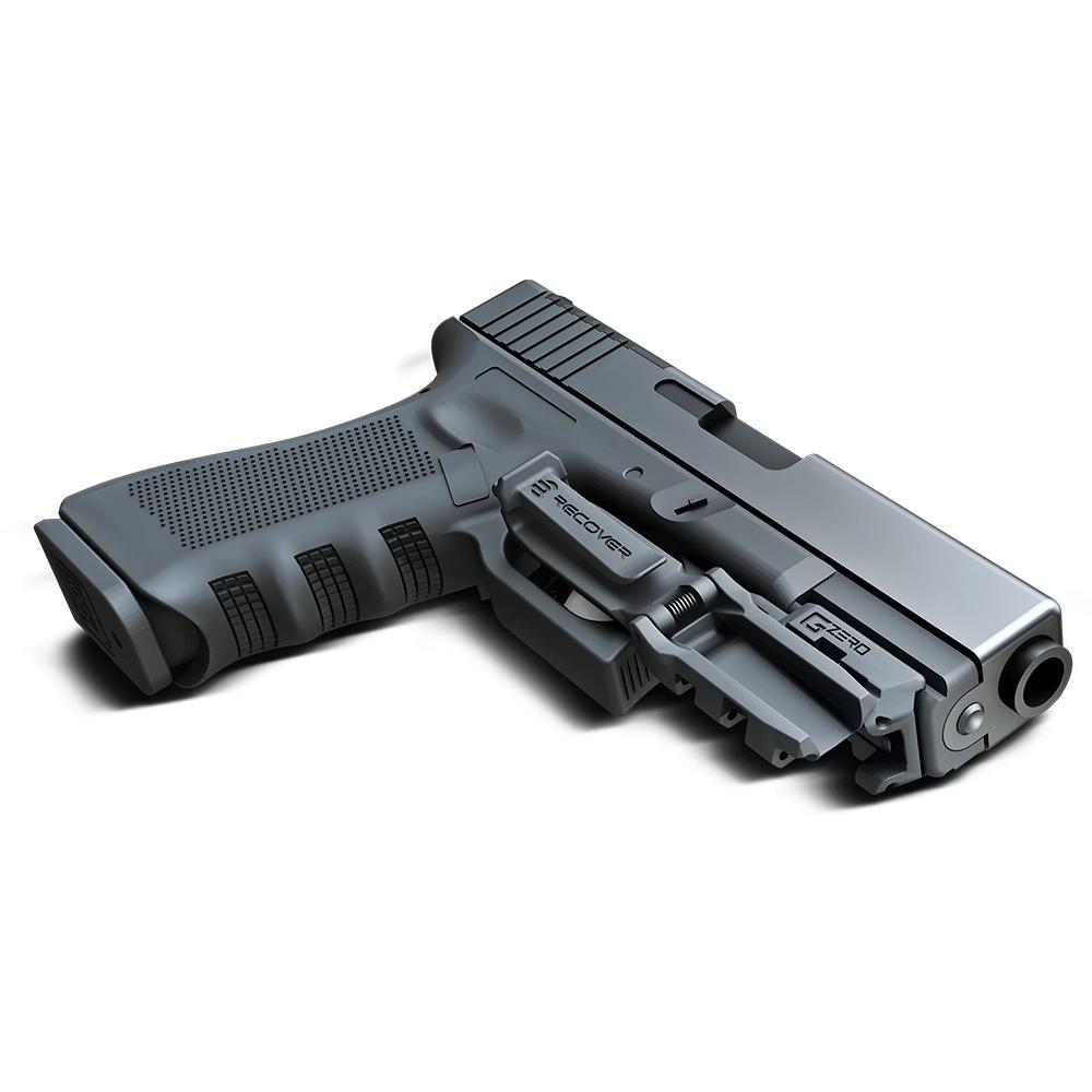 Recover Tactical GZERO IWB Clip Holster for Full Size Guns Black RH Picture of Recover Tactical RECOVER TACTICAL GZERO FULL SIZE IWB SPRING LOADED CLIP HOLSTER RIGHT BLACK