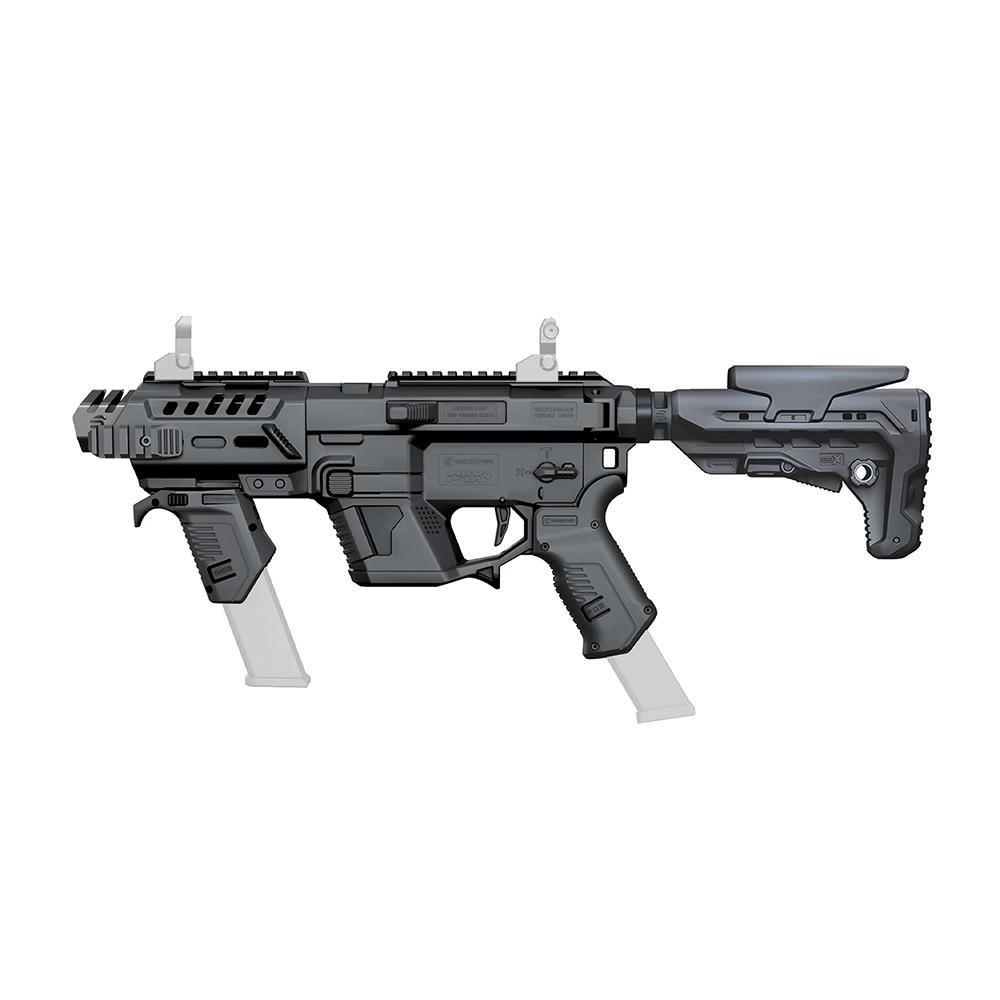 Recover Tactical P-IX+ Modular AR Platform Conversion Kit Black with Folding Brace for Glock Pistols