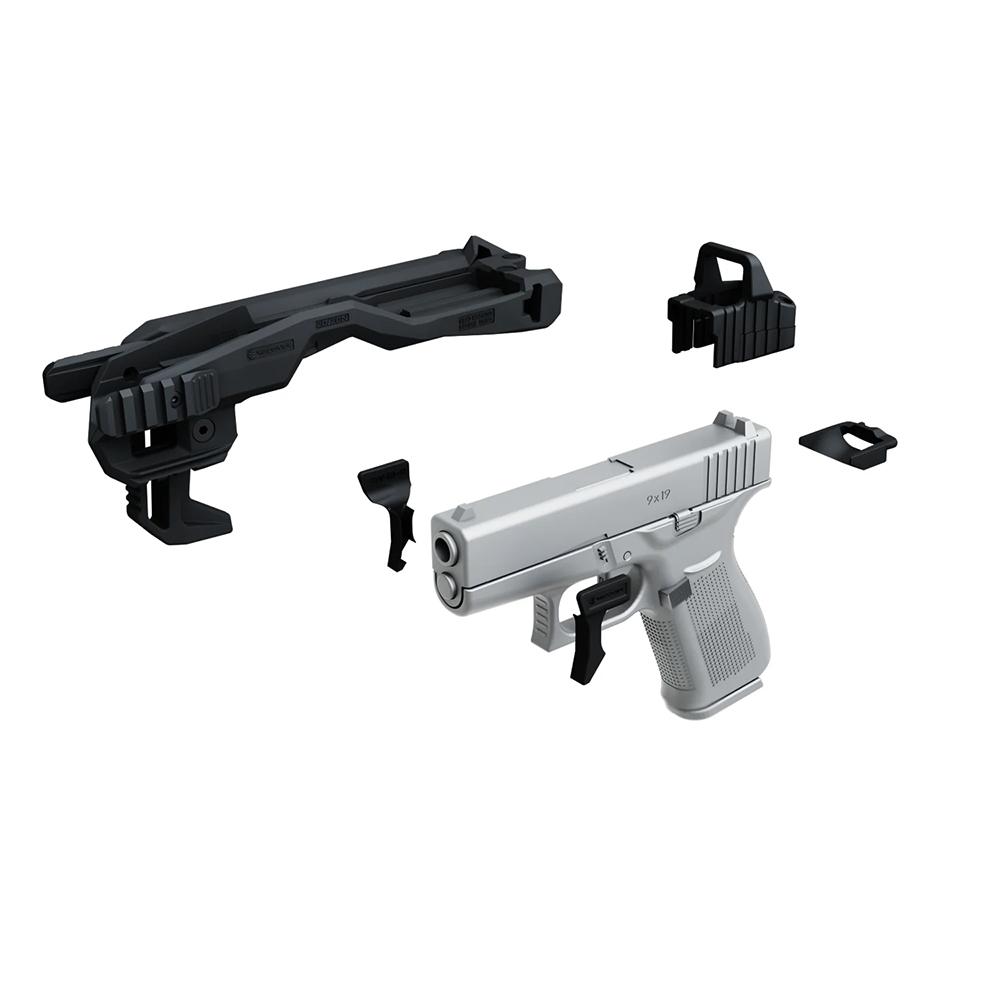 Recover Tactical SA43 20/20N Stabilizer Kit Upgrade for Glock 43/43X/48 Black Picture of Recover Tactical RECOVER TACTICAL G43/48 SUB COMPACT ADAPTOR SET FOR 2020N BLACK