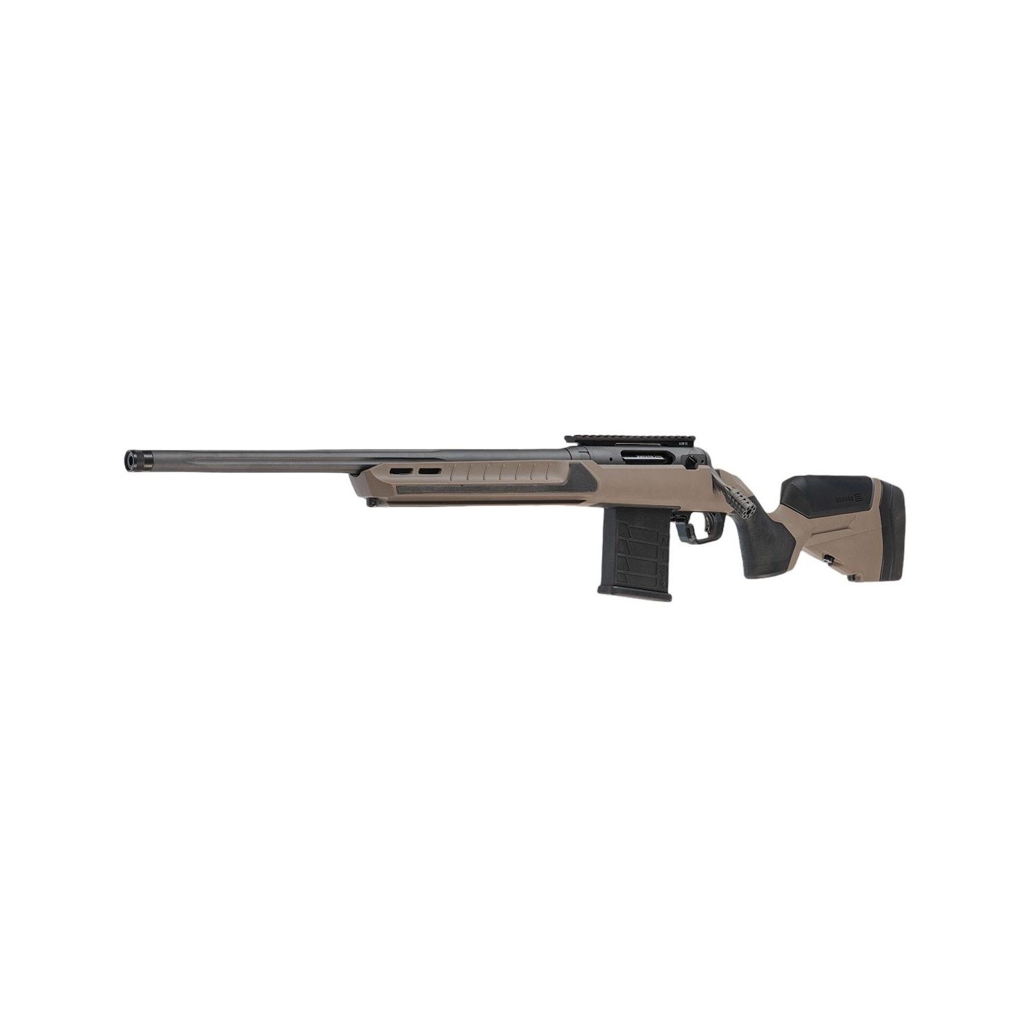 SAVAGE 110 CORE TACTICAL LH 6.5CM 24" Barrel Coyote Tan/Platinum Picture of Savage Arms SAVAGE 110 CORE TACTICAL LH 6.5CM 24in Brl
