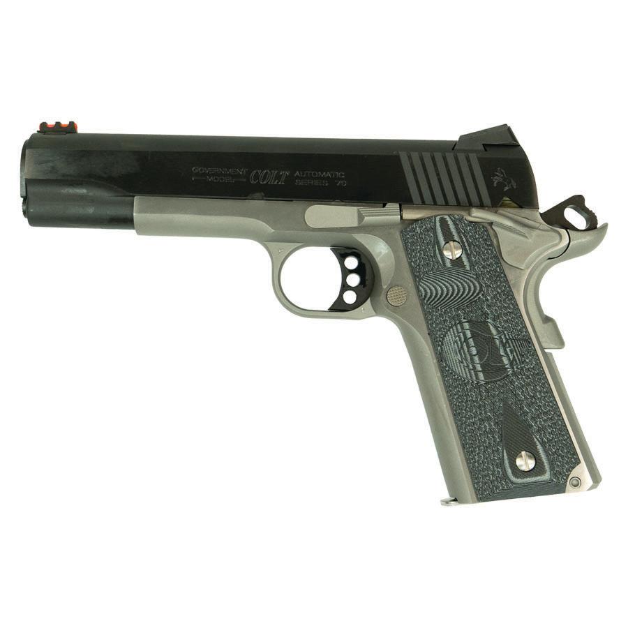 Colt 1911 Series 70 Two-Tone Competition Handgun 45 Auto 8rd Magazine 5" Barrel G10 Grips Picture of Colt Manufacturing Colt 1911 COMPETITION PISTOL 45ACP 5in Two Tone