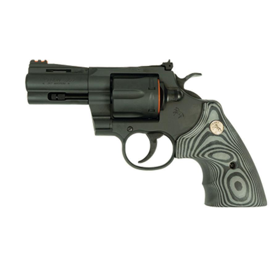 Colt Python Rugged Matte Blued Handgun .357 Mag 6rd Capacity 3" Barrel G10 Grips Picture of Colt Manufacturing Colt PYTHON 357MAG 3in 6rd MATTE BLUED