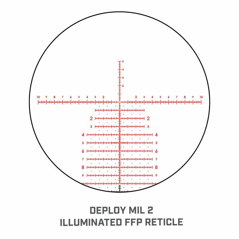 Bushnell Match Pro ED Rifle Scope 5-30x56 34mm FFP DM2 MRAD w Floating Dot Illum Picture of Bushnell 5-30x56 Match Pro ED Illum. Black Matte Riflescope FFP MRAD