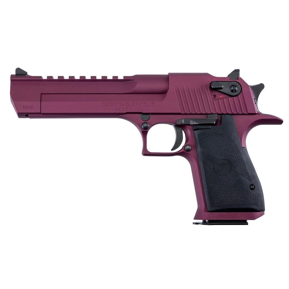 Magnum Research Desert Eagle Mark XIX Handgun 50 AE 7rd Magazine 6" Barrel Black Cherry with Black Grips **BLEM Picture of Magnum Research Desert Eagle .50AE Mark XIX 6-Inch Barrel Black Cherry BLEM